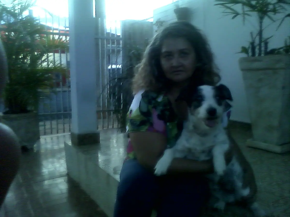 Pitoco e sua tutora (Foto: Arquivo Pessoal)