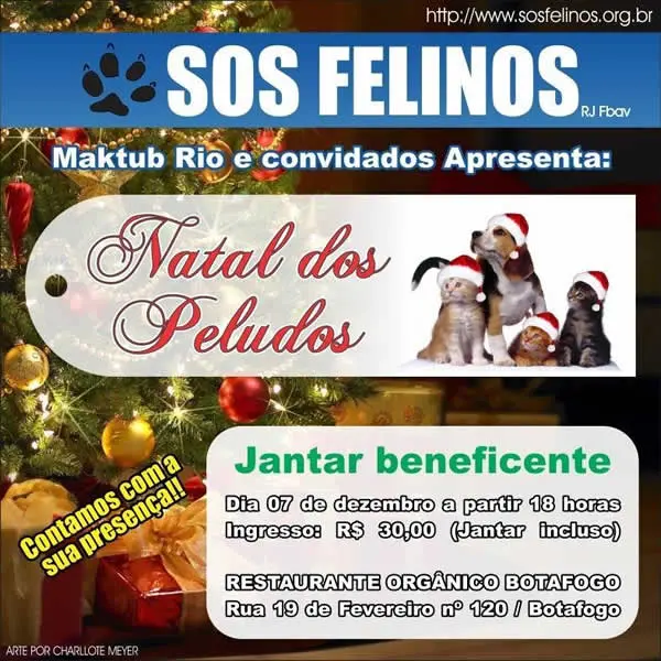 Ajude na campanha do terreno próprio para que em breve a ONG tenha um gatil também.