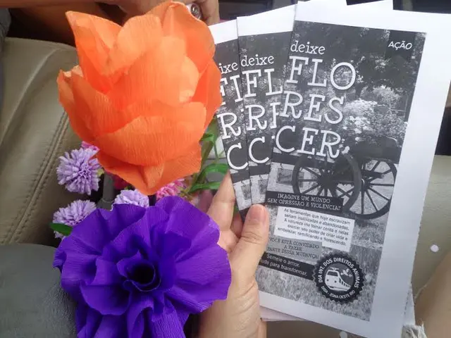 Flores e folderes pelo DIDA (Foto: Divulgação)