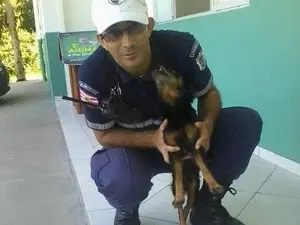 Dono reencontrou Pingo após 3 meses  (Foto: Jovaldo Silveira/Divulgação)