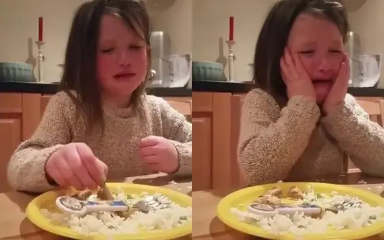 A pequena vegetariana que conquistou o coração da internet (Foto: Reprodução/Facebook)