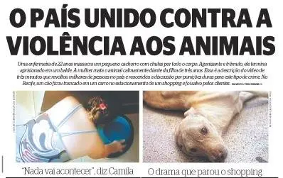 A Anda abriu margem para que vários veículos brasileiros começassem a falar da causa animal. Arquivo Anda