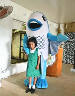 Debbie, mascote inspirada no peixe voador | Foto: BusinessMirror