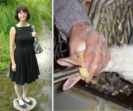 Amber Canavan passará o mês de julho na cadeia por expor e documentar a crueldade em fazenda de foie gras