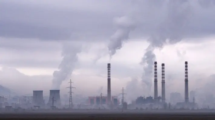 Emissão de poluentes na atmosfera