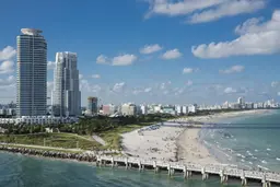 Imagem panorâmica de Miami, na Flórida